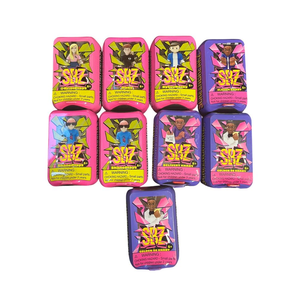 SBZ 9 Toys Sealed New Lot Craftee Brittplays Screen Breakz  collectible figure
